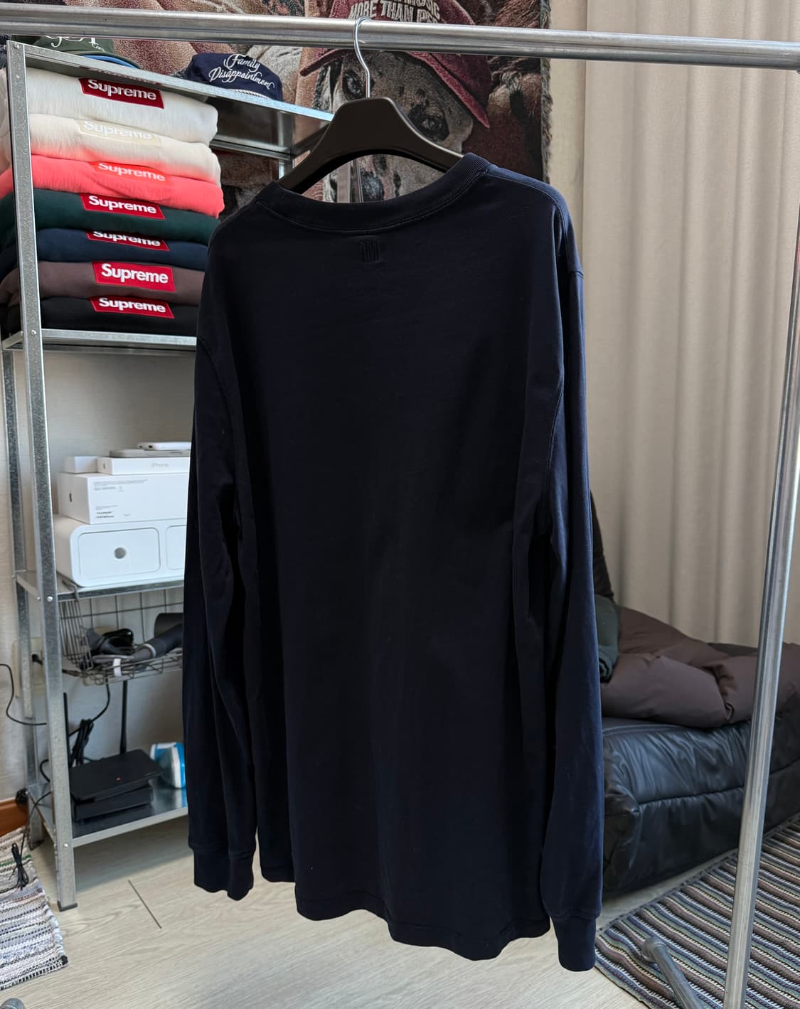 아미 네이비 롱슬리브 상품이미지3