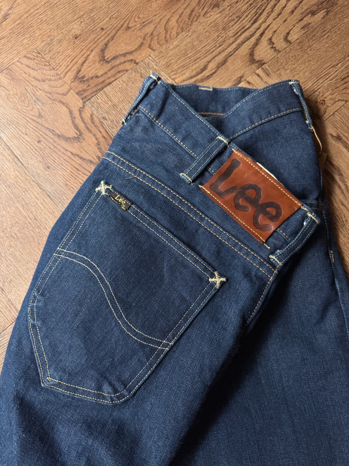 [32]Lee Riders 재팬메이드 스트레이트 생지 데님 팬츠 상품이미지6
