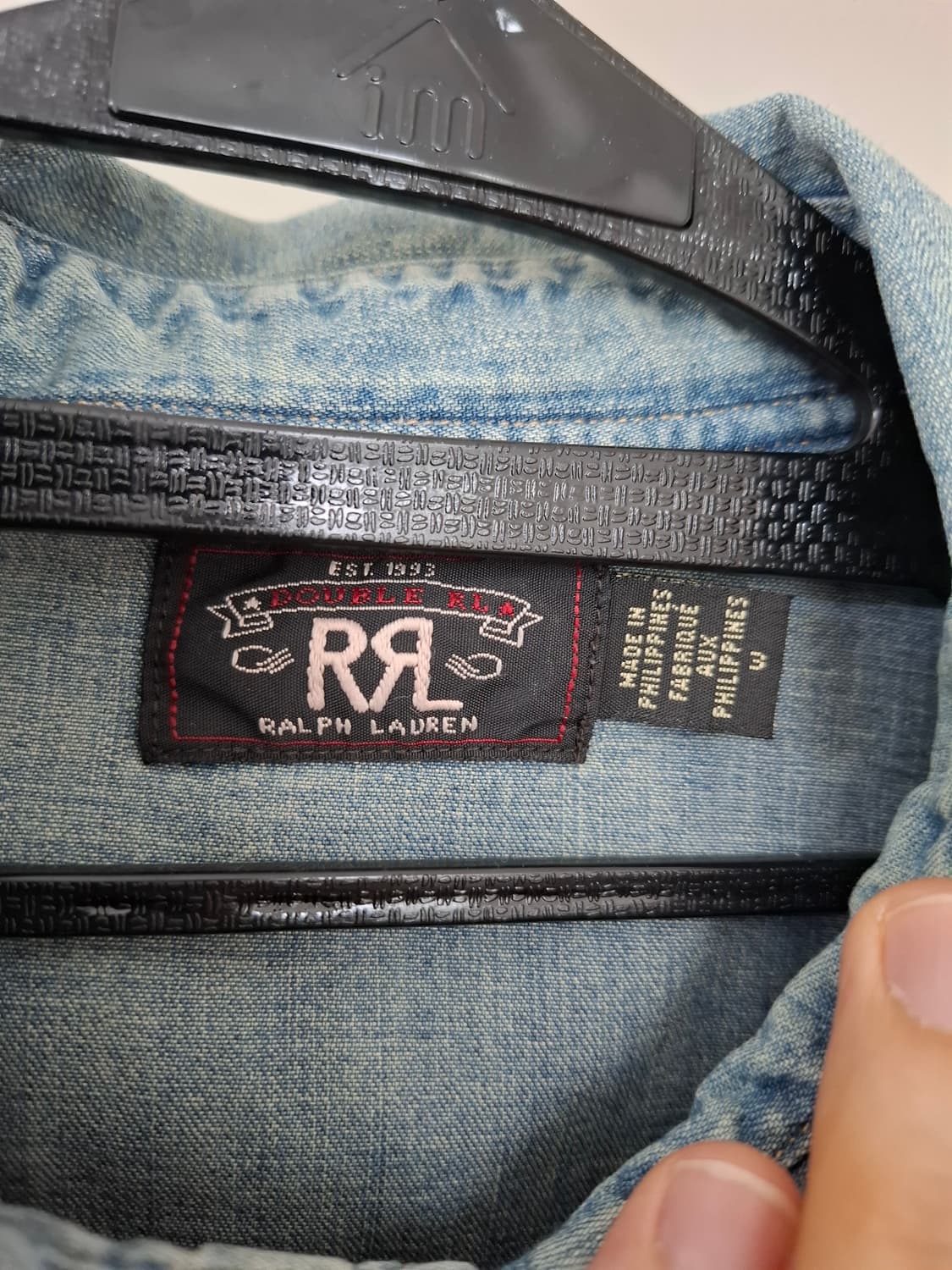 3 더블알엘 우먼스 웨스턴 데님 셔츠 상품이미지2