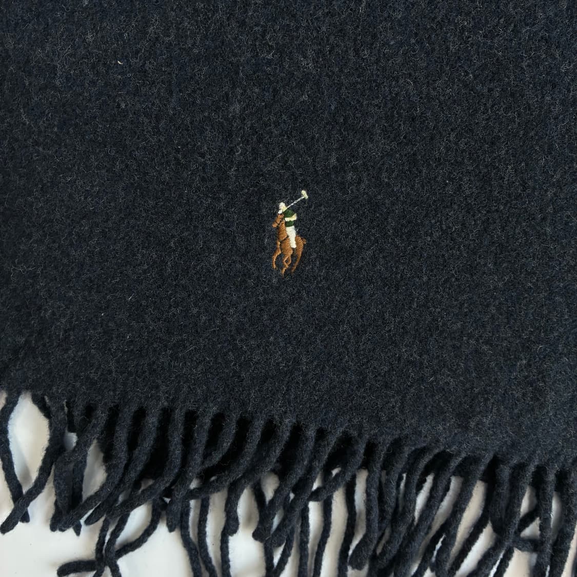 Polo 폴로 랄프로렌 다크그레이 울 머플러 상품이미지3