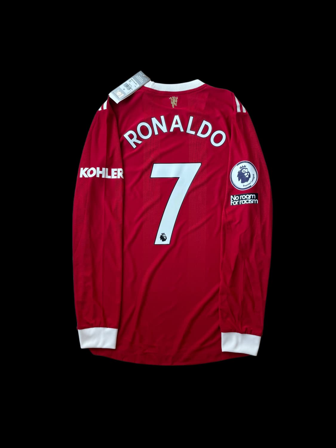 아디다스 21 22 맨체스터 유나이티드 홈 어센틱 긴팔  호날두 유니폼 상품이미지2