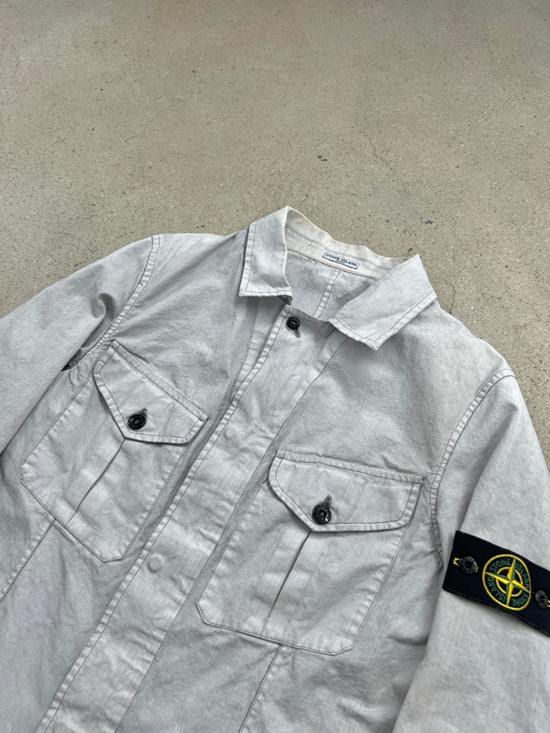 스톤아일랜드 00s 와펜 레지나토 셔츠 자켓 상품이미지4