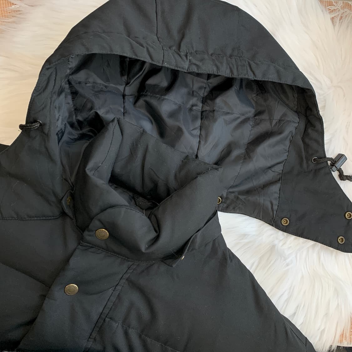 맥호프 MAC HOPE 빈티지 다운 패딩 후드 점퍼 1715 상품이미지3