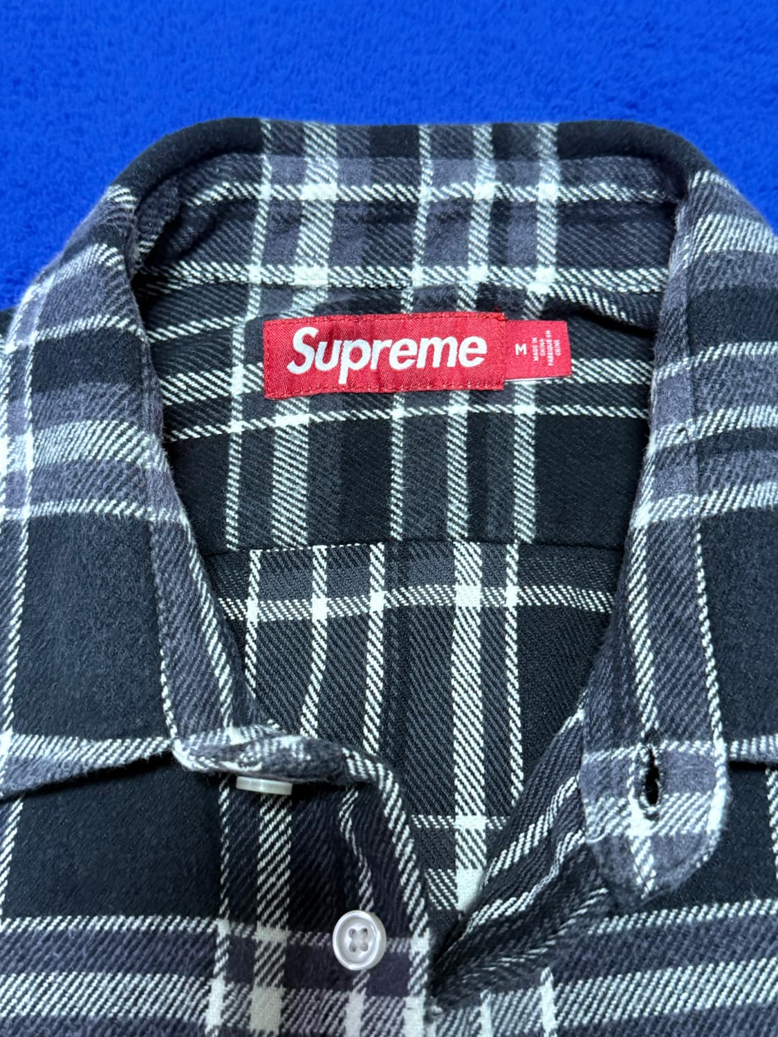 슈프림 올드 잉글리쉬 플란넬 셔츠 상품이미지2