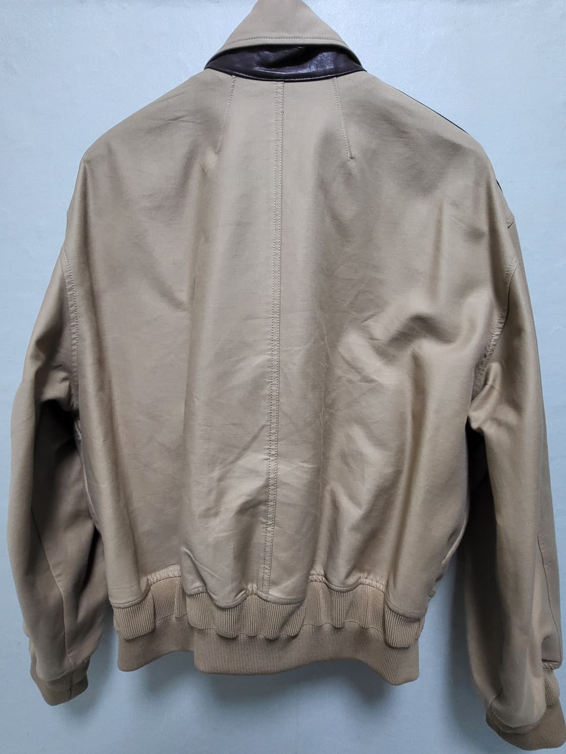 노이어 헤비 치노 오버핏 집업 블루종 상품이미지2