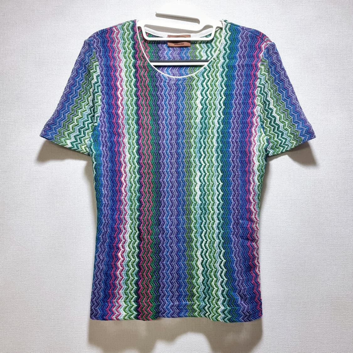 MISSONI 미쏘니 숏슬리브 니트 (55) 상태완벽 상품이미지2