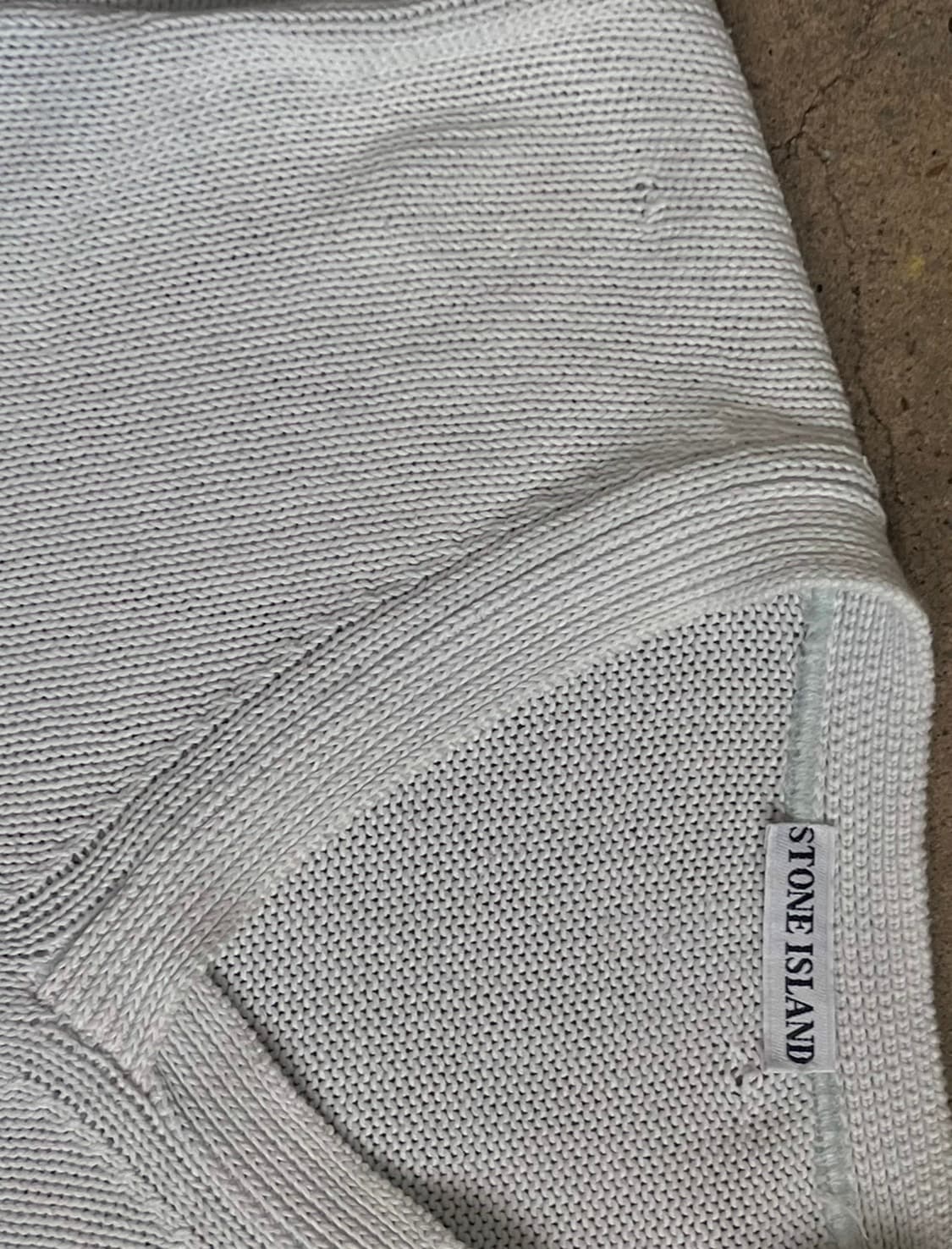 80s 스톤아일랜드 아카이브 브이넥 니트  상품이미지5