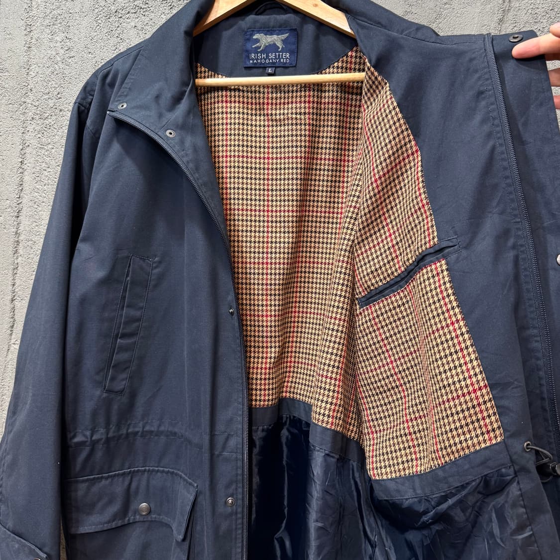 아이리쉬 세터 네이비 헌팅 자켓 (L)   상품이미지4