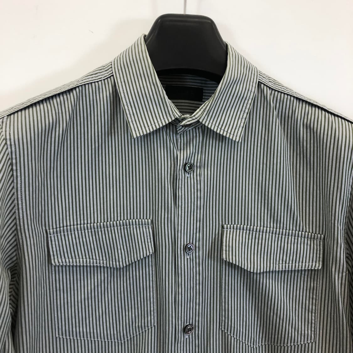 TIME 타임옴므 포켓 스트라이프셔츠 95 사이즈 상품이미지2