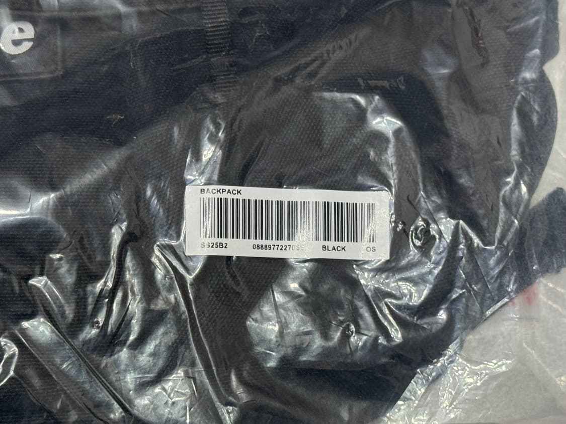 슈프림 25SS 백팩 블랙 상품이미지2