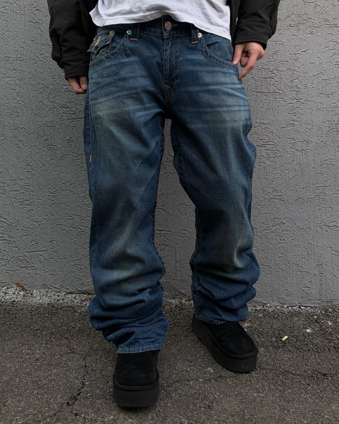  90s TRUERELIGION denim straight pants 상품이미지3
