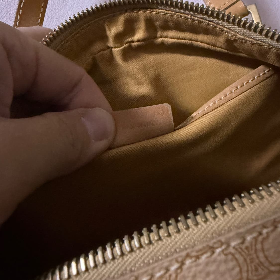 빈티지 셀린느 마카감 미니 원통 토트백 레어 상품이미지6