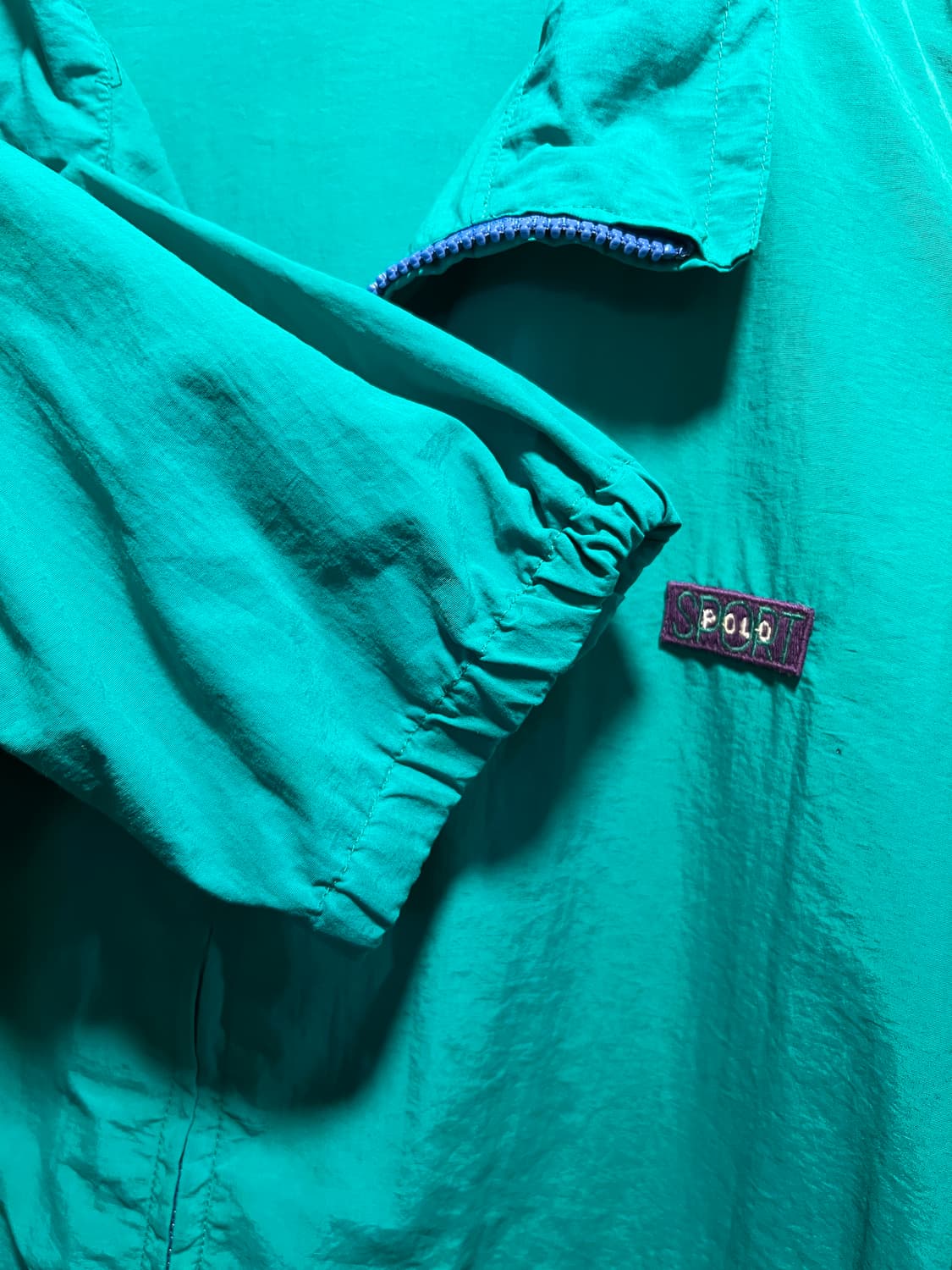 [M]90's 폴로 랄프로렌 USA 스포츠 나일론 트랙자켓 상품이미지3