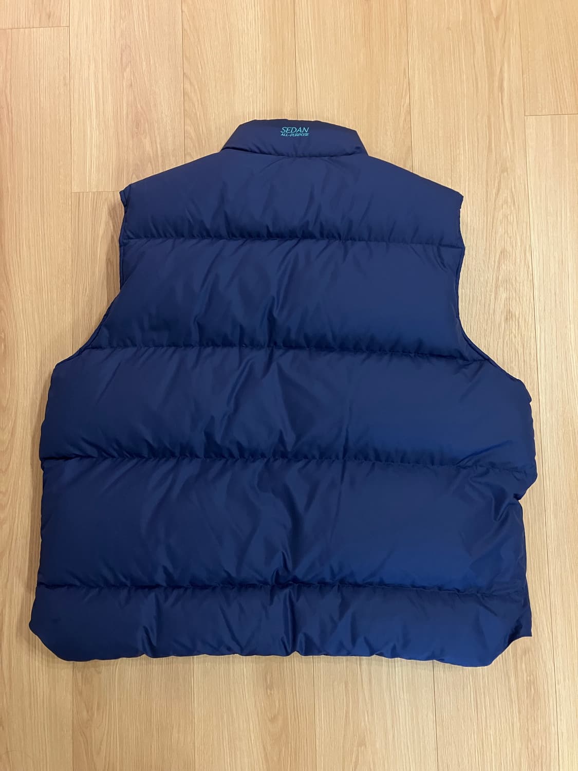세단올퍼포즈 네이비 블루 패딩 베스트 L 상품이미지3