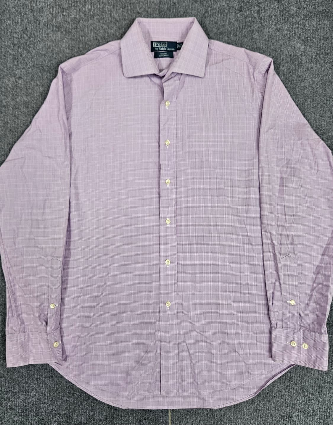 폴로 랄프로렌 리젠트 커스텀핏 체크 셔츠 급처 상품이미지1