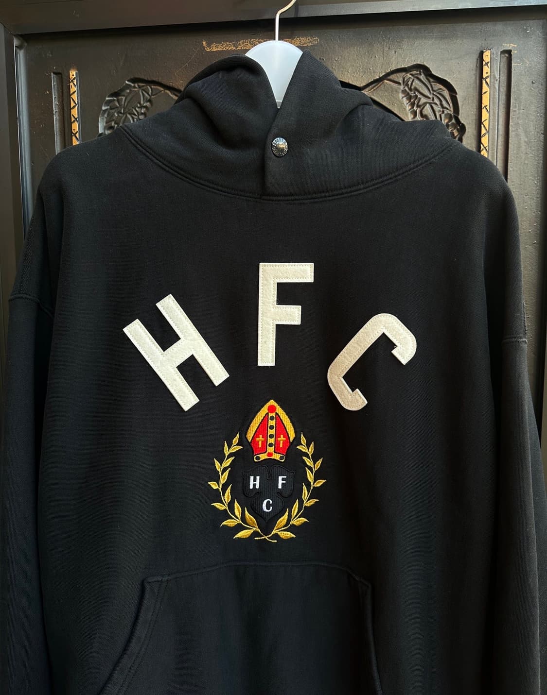 헤리티지플로스 10주년 후드 블랙 x-large 상품이미지2