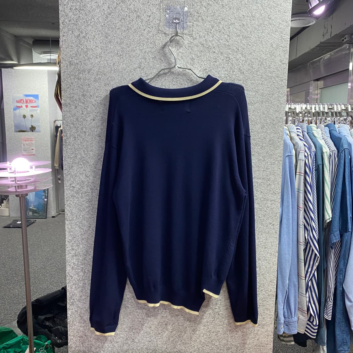 세터 더블린 언발란스 하프집업 니트 B4345 상품이미지5