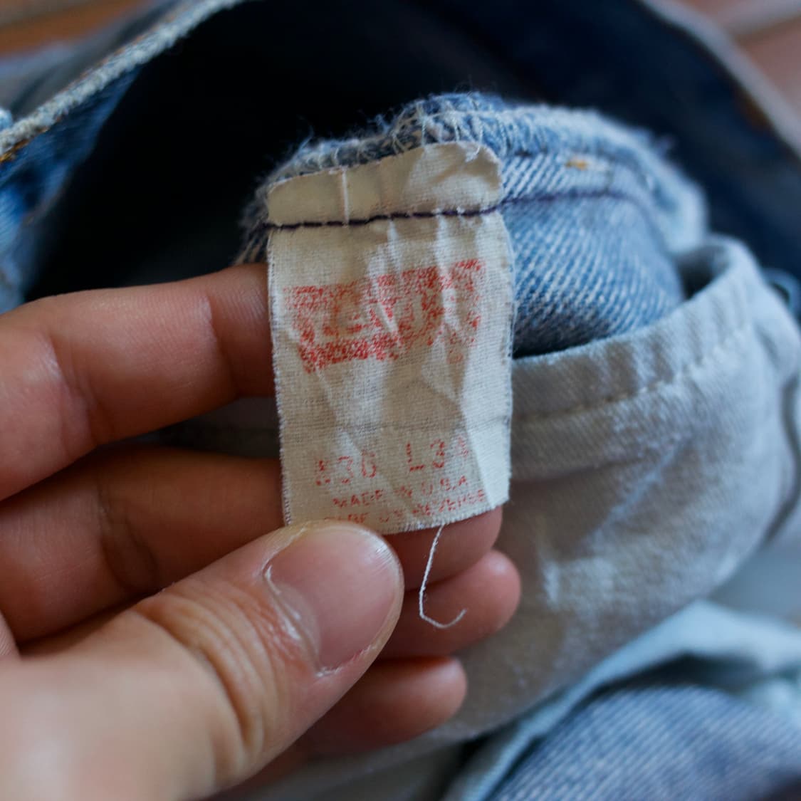 90’s Levi’s 501 USA made denim pants 상품이미지8
