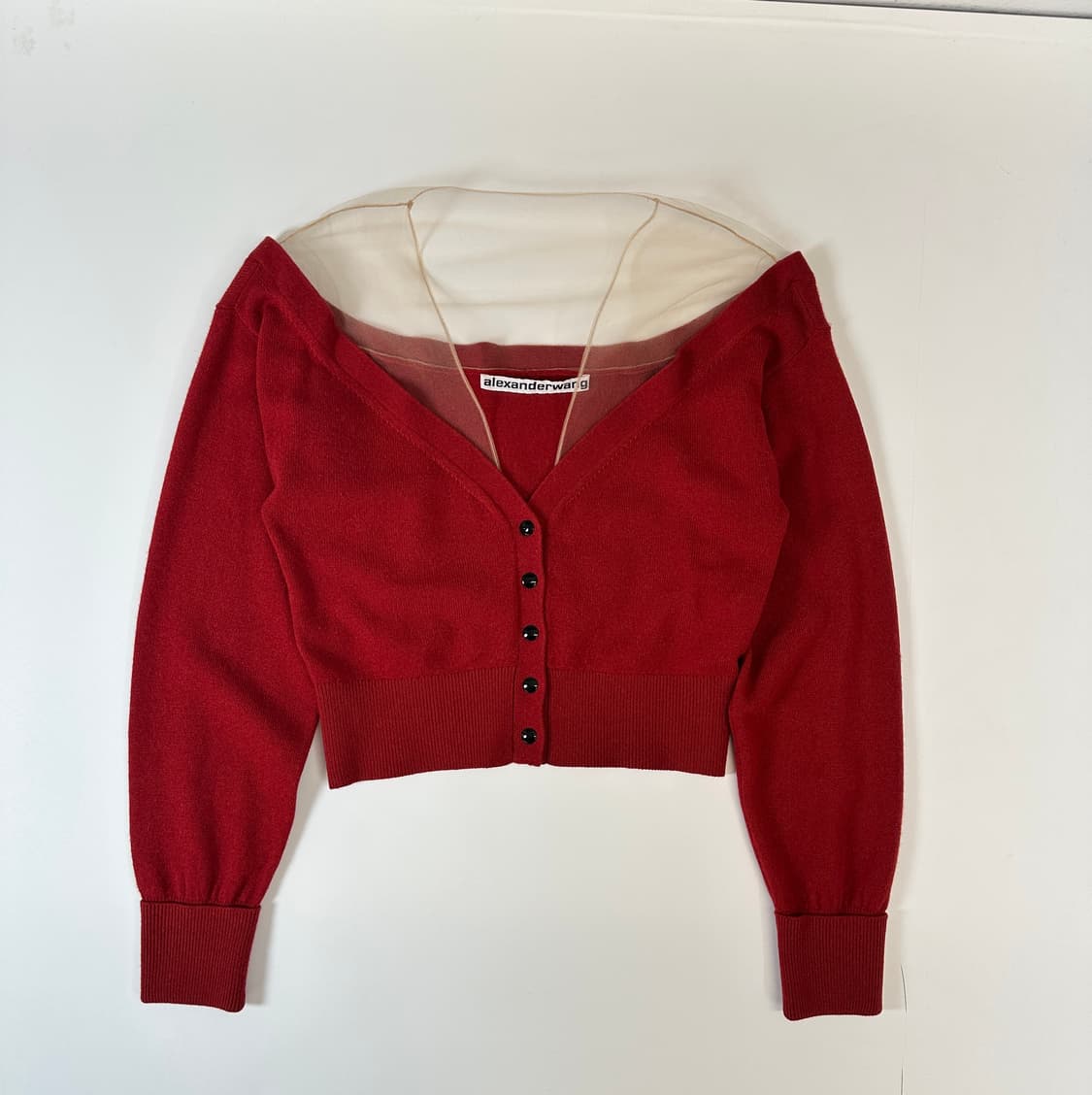 알렉산더왕 시스루 오프숄더 가디건 상품이미지2