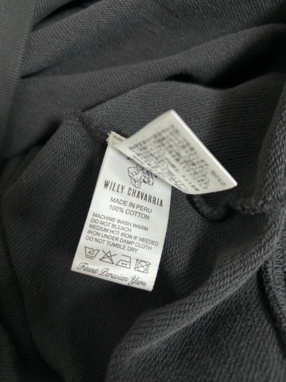 윌리 차바리아 백로고 맨투맨 상품이미지5