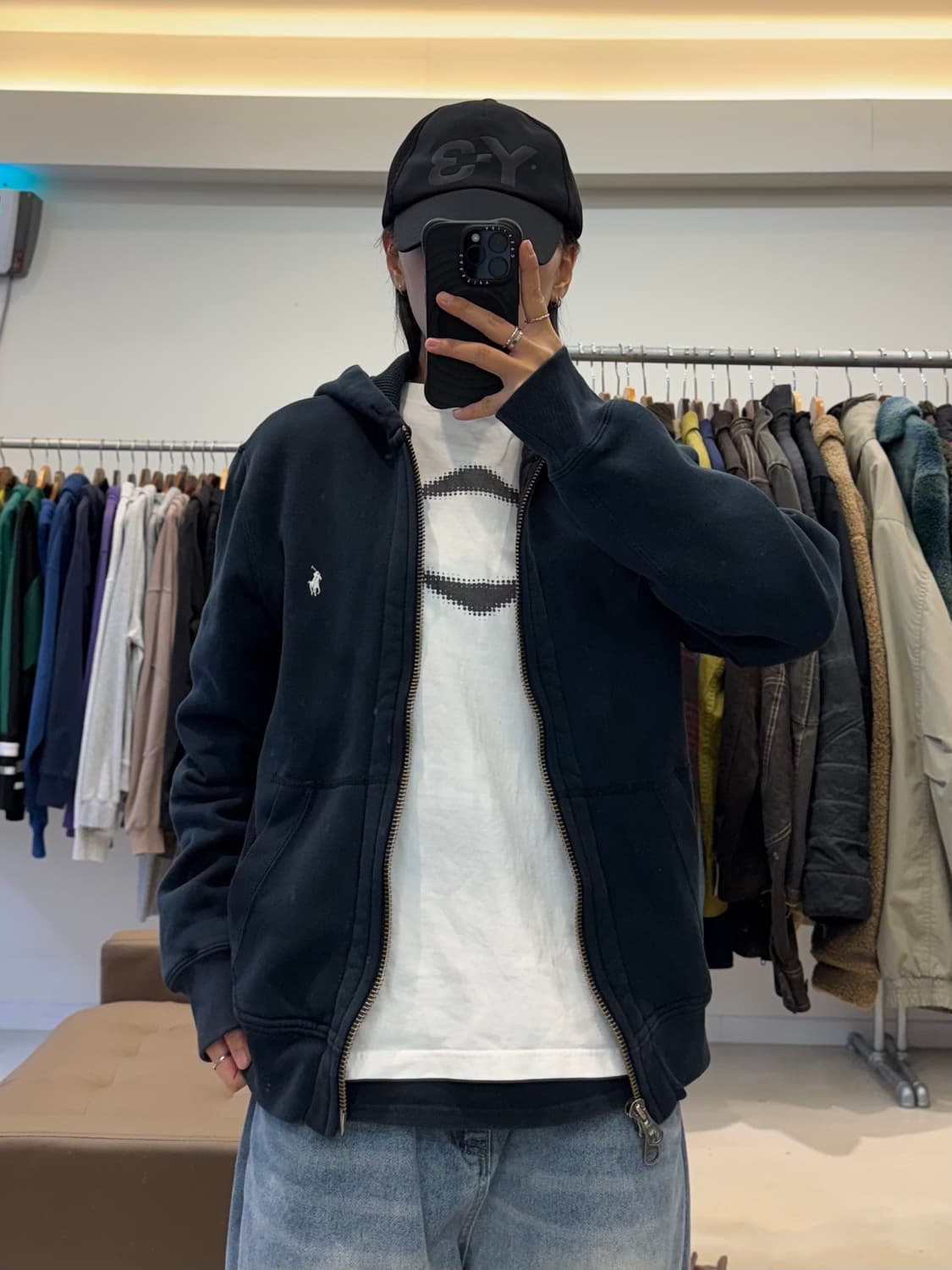 00s 폴로 랄프로렌 와플짜임 후드집업 상품이미지5