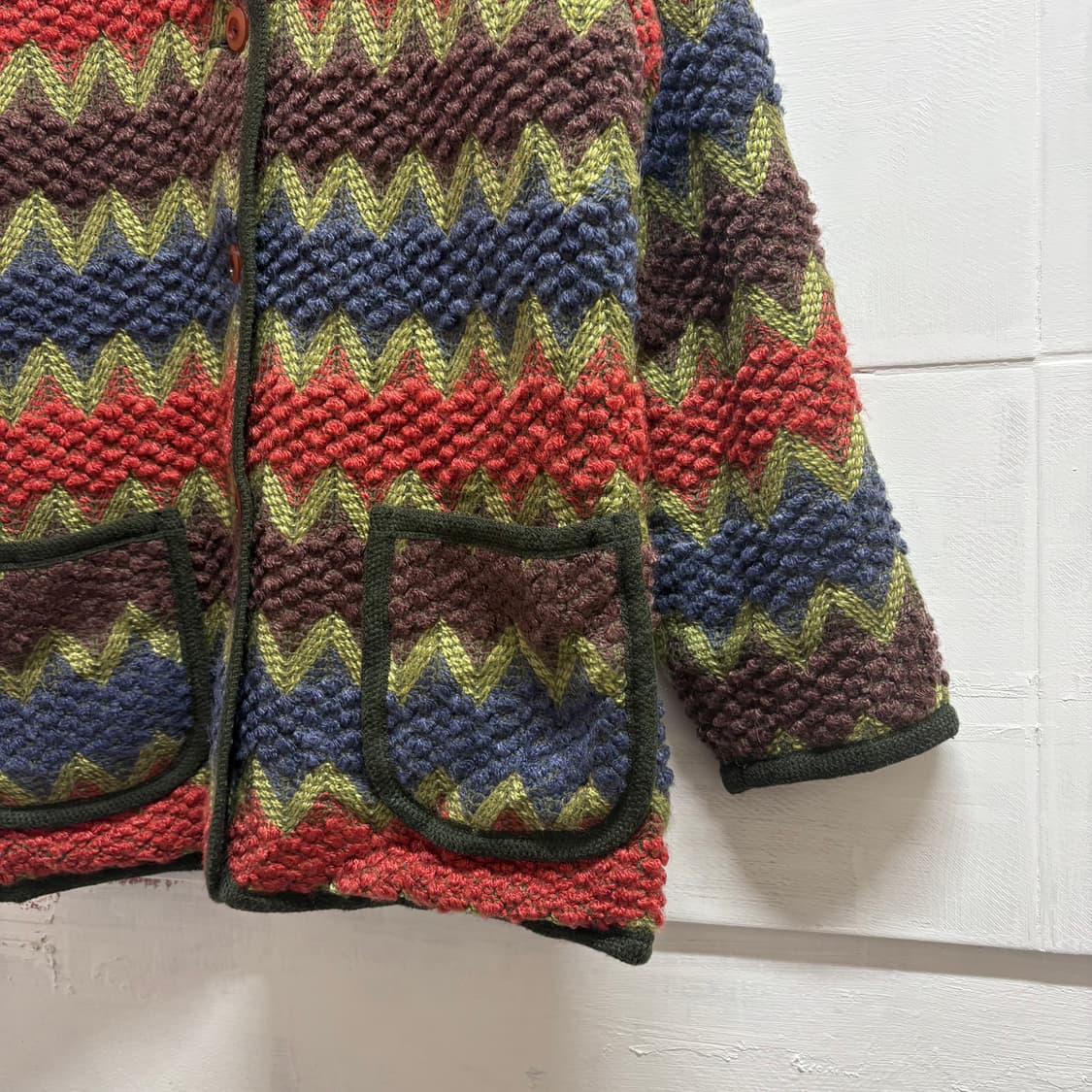 부클 뽀글이 패턴 퀼팅 자켓 (JPN) 상품이미지3