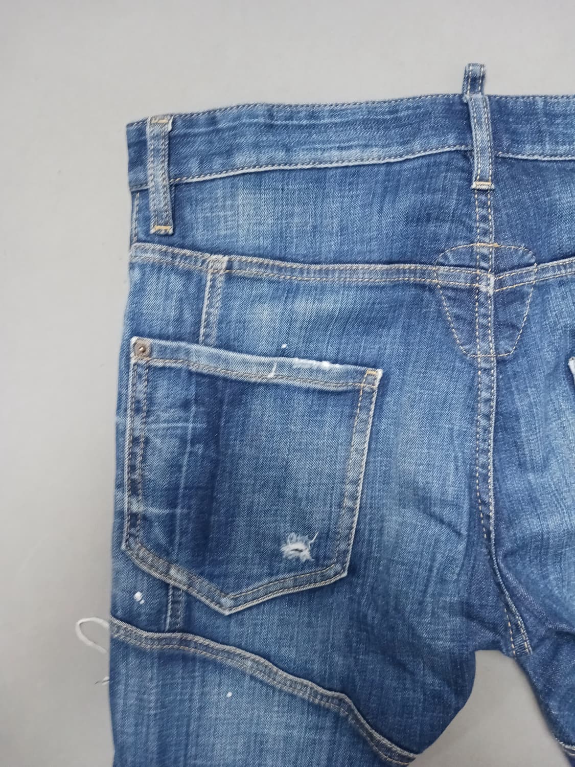 [48] 정품 디스퀘어드2 페인팅 딥워싱 타이디바이커진 청바지 32 33 상품이미지8