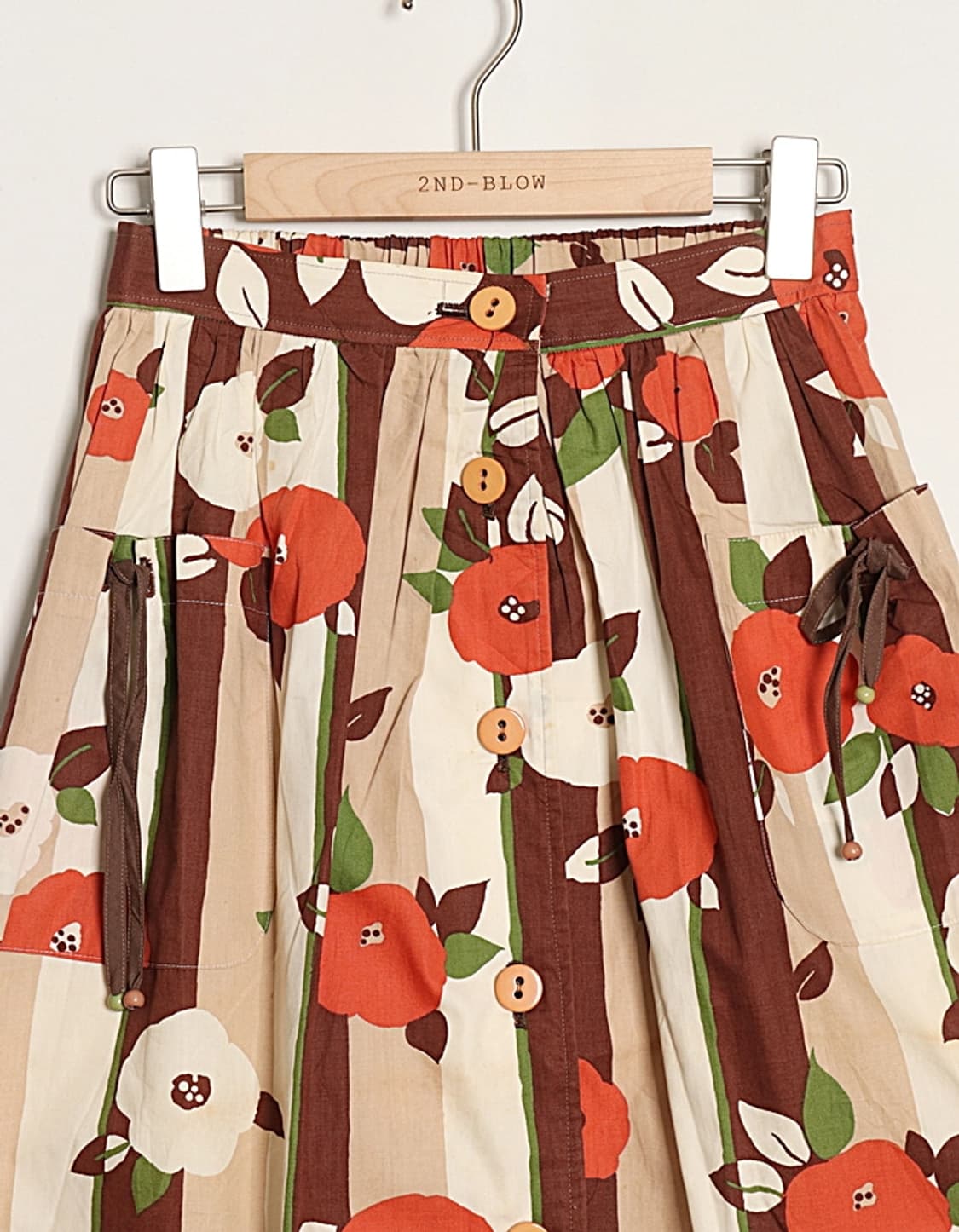 KURA SHIKI Floral Gather Skirt (25~26) 상품이미지2