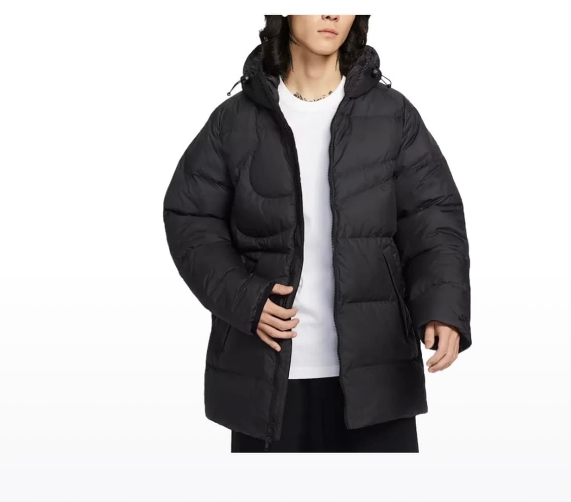 나이키 NSW 클럽 써마핏 루즈핏 파카 블랙- 아시아 상품이미지1