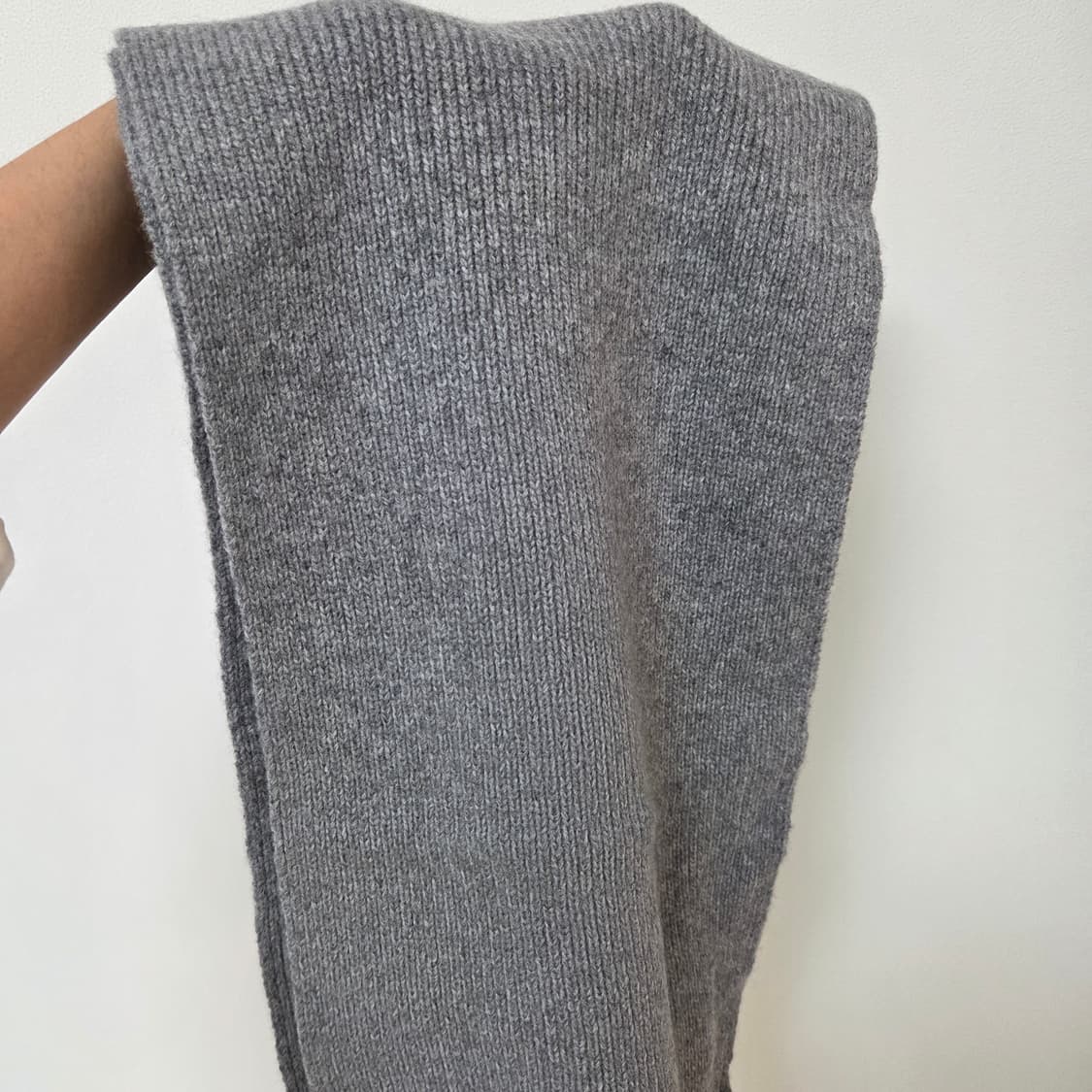 와이케이 돌핀 니트 머플러 그레이 상품이미지5