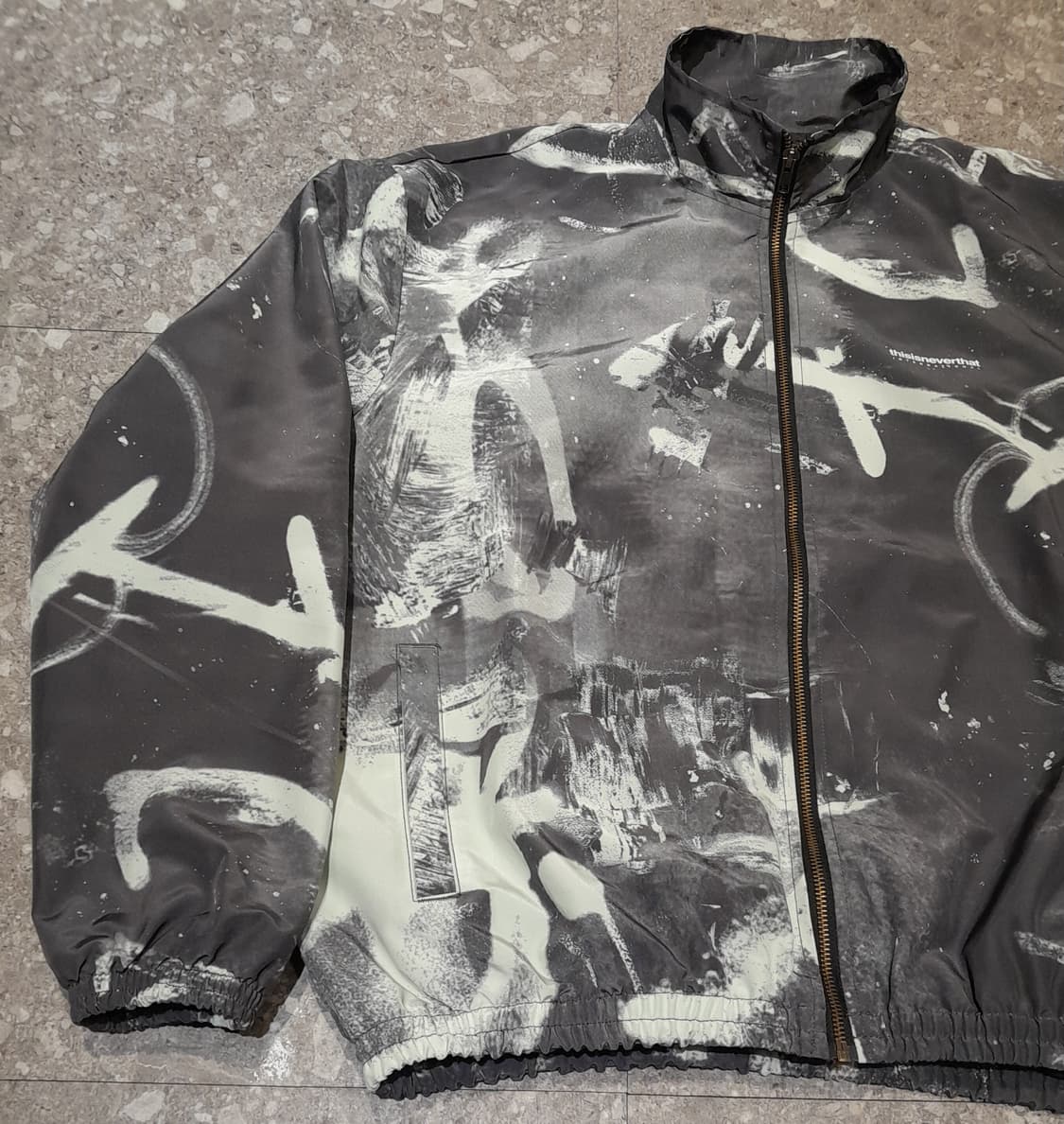 💥디스이즈네버댓 바람막이 팀 자켓 블랙 (M) 상품이미지4