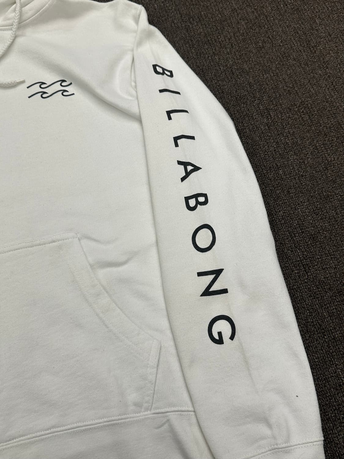 L)빌라봉 빈티지 프린팅 화이트 후드집업 상품이미지3