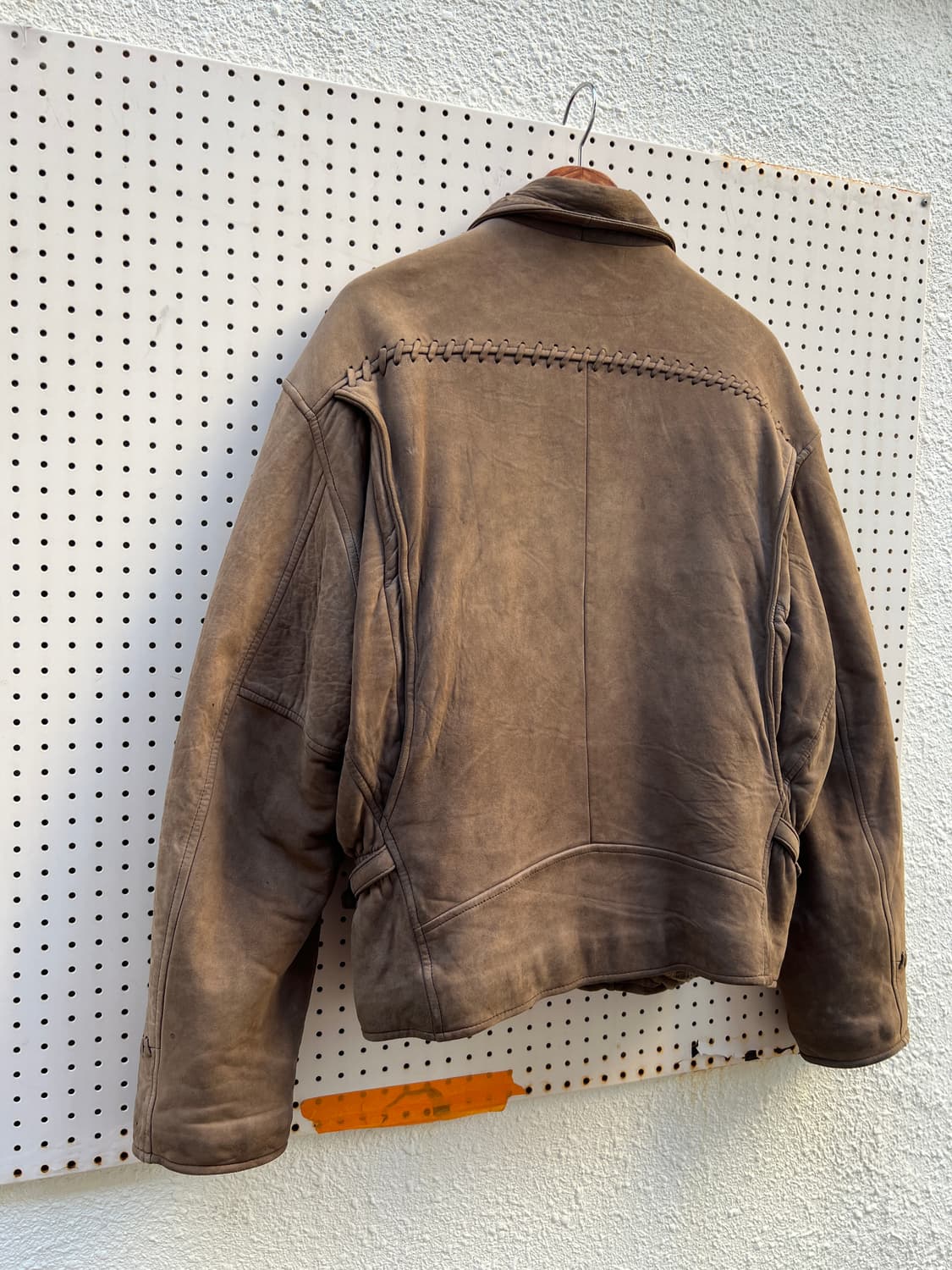 90s CLOSED SUEDE LEATHER BOMBER 스웨이드가죽자켓 상품이미지9