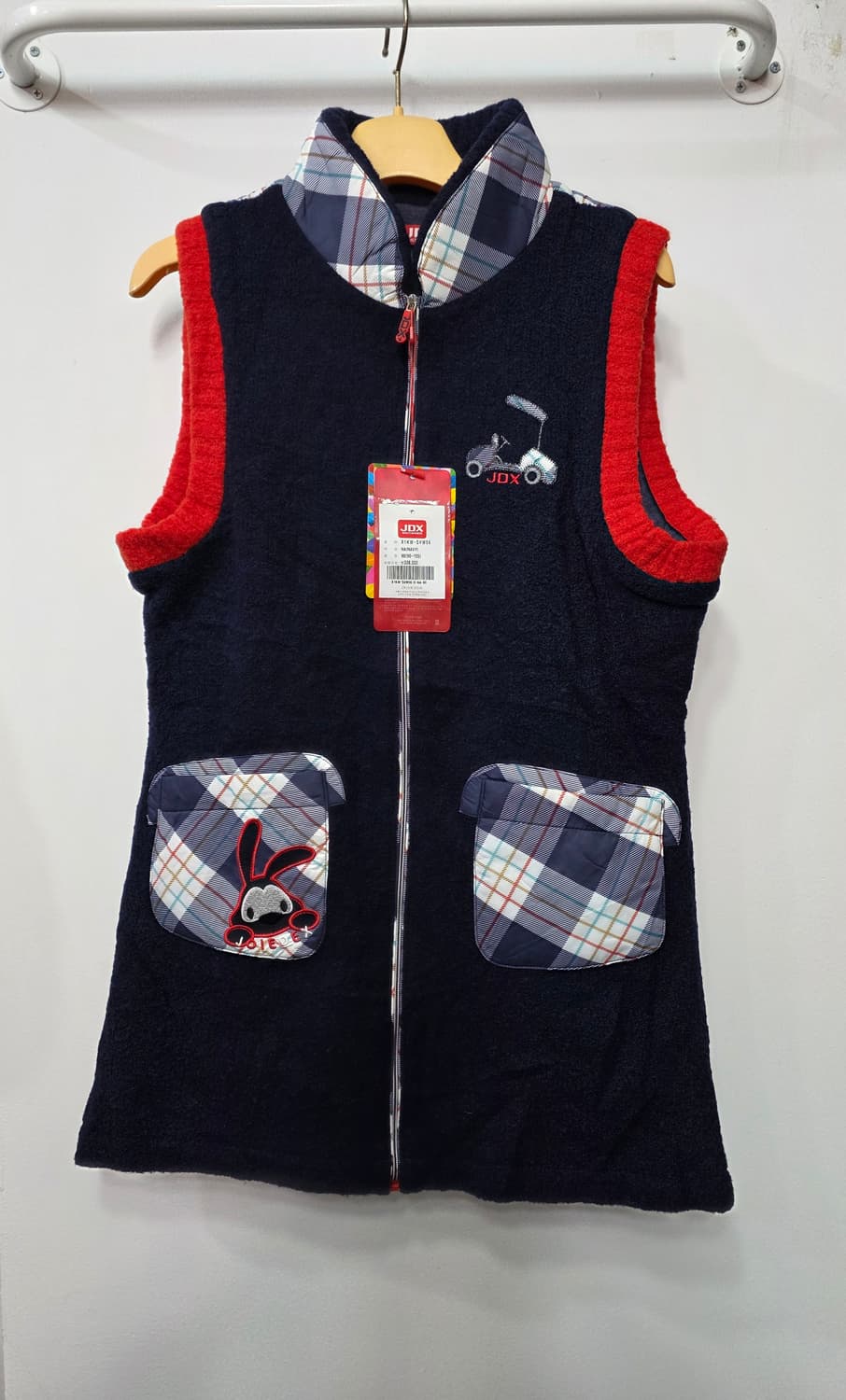 JDX 여성 골프 방풍 니트 조끼 상품이미지1