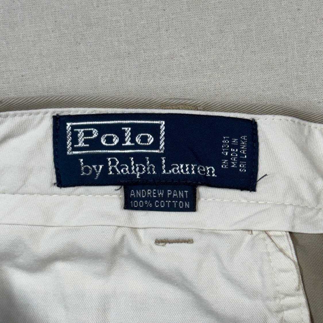 34inch) 폴로 랄프로렌 베이지 2T 클래식 치노팬츠 면바지 상품이미지10