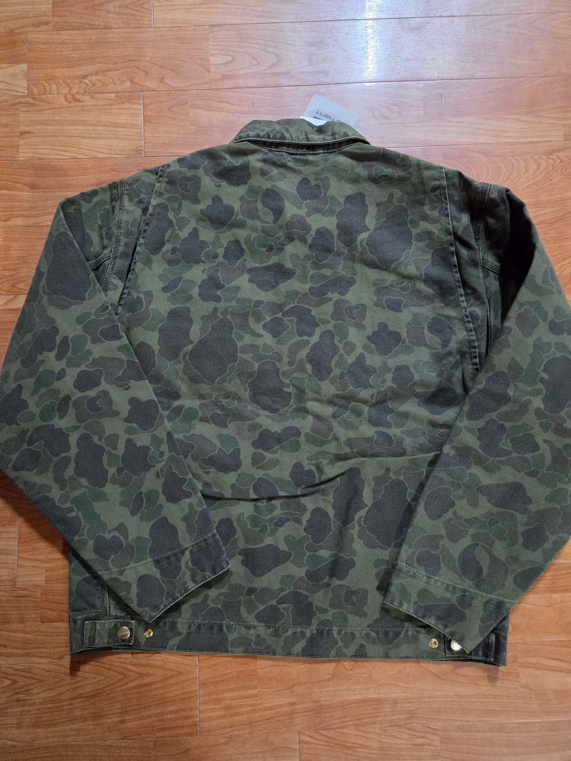 [새상품] 칼하트WIP 덕카모 가먼트다잉 디트로이트자켓 녹계 상품이미지6