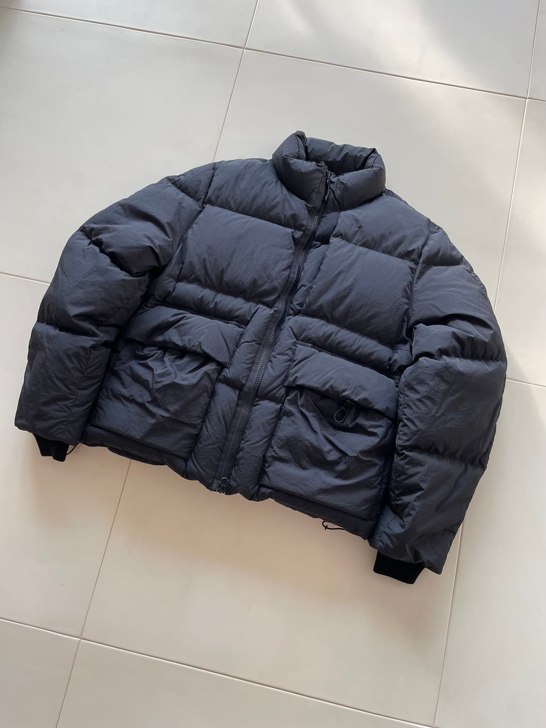 언어펙티드 이동휘 푸퍼 다운 패딩 L 무광블랙 상품이미지1