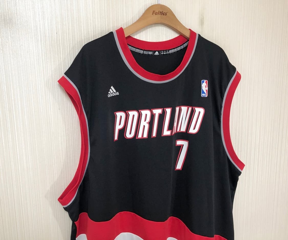 NBA 아디다스 포틀랜드 트레일블레이져스 유니폼 2XL #7 브랜든 로이 상품이미지5