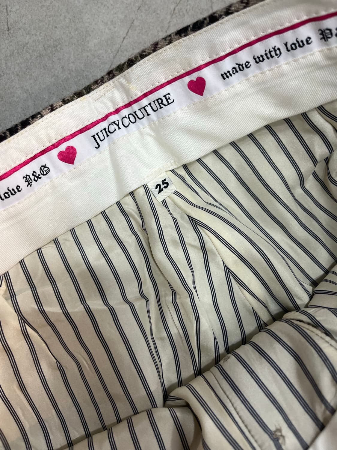 쥬시꾸뛰르 모직 부츠컷 상품이미지4