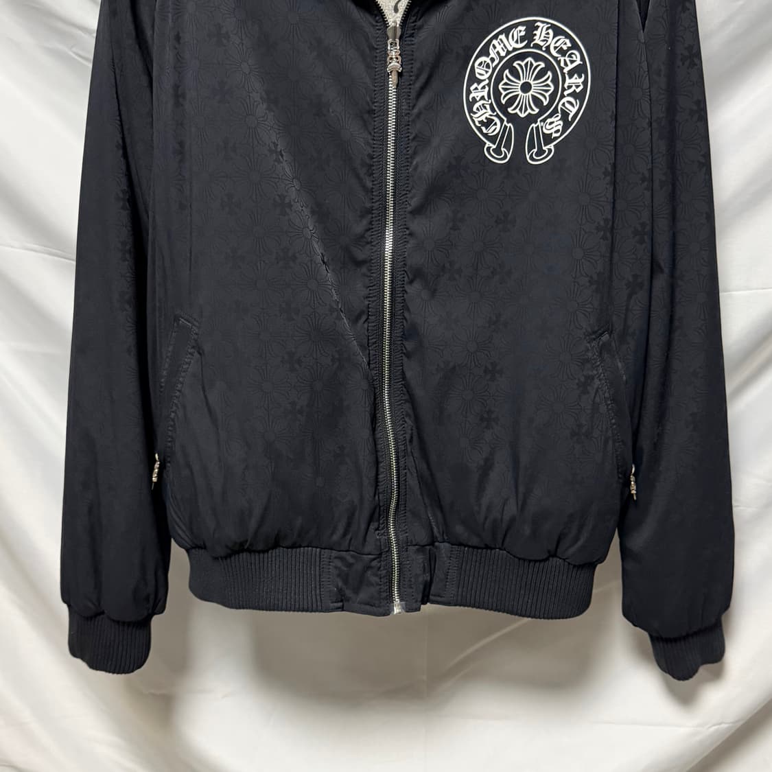 [S+급/L] 크롬하츠 GED 리버서블 후드 블루종 봄버자켓 상품이미지3