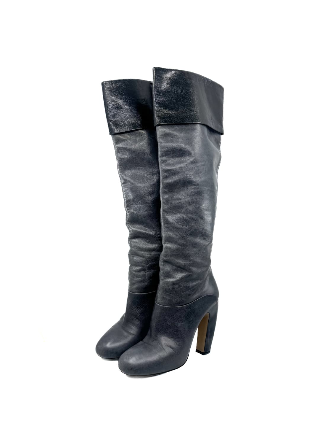 Miu Miu Fold-Over Knee High Boots/ 37 상품이미지2