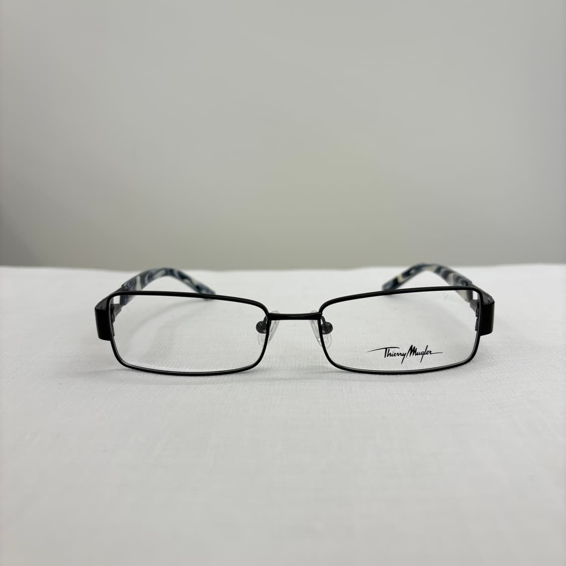 Mugler 티에리 뮈글러 블랙 스퀘어 빈티지안경 상품이미지3