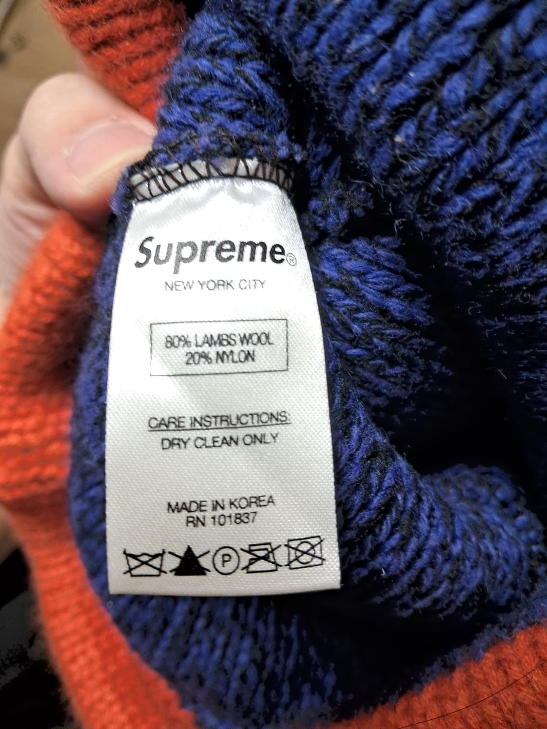 15fw supreme 비니 상품이미지2