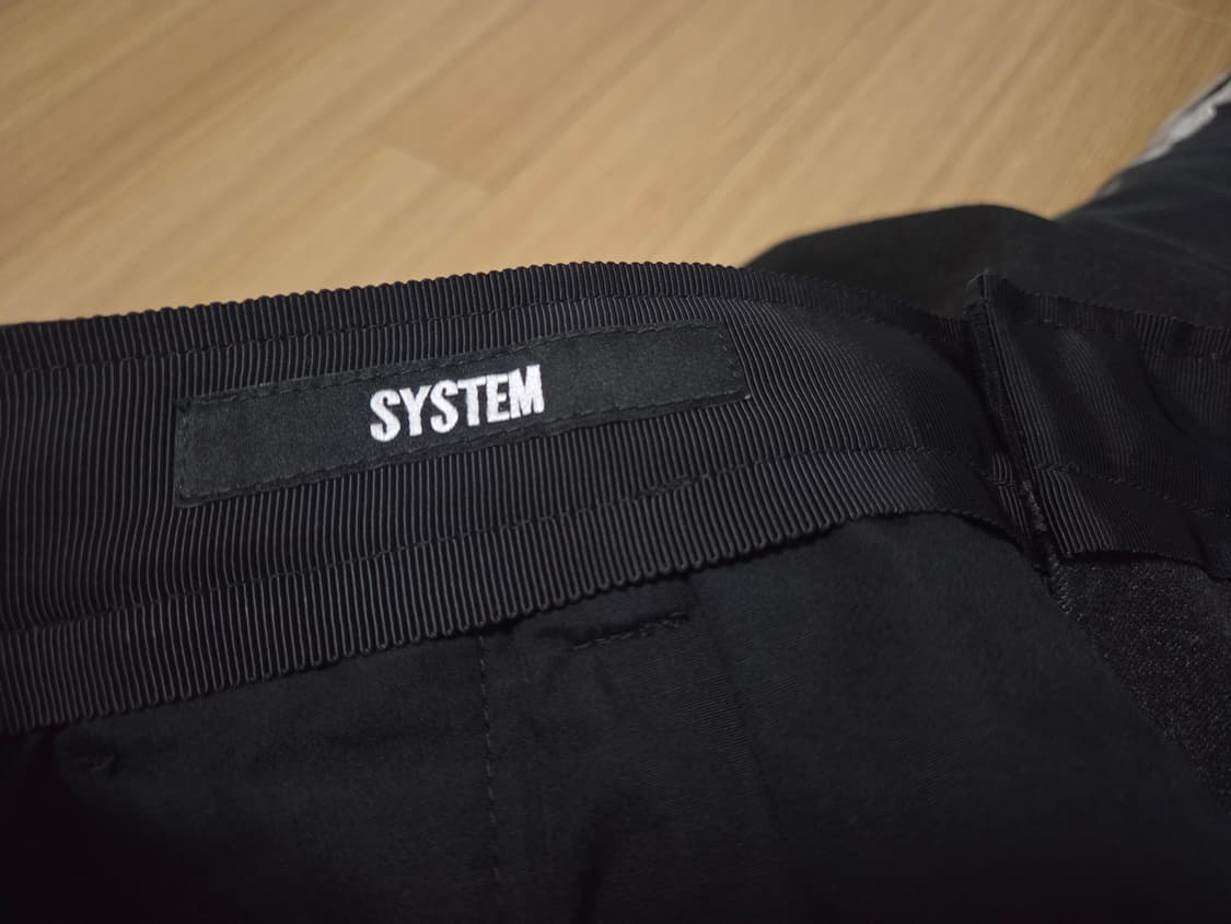 시스템 옴므  밴딩 슬랙스 팬츠 상품이미지5