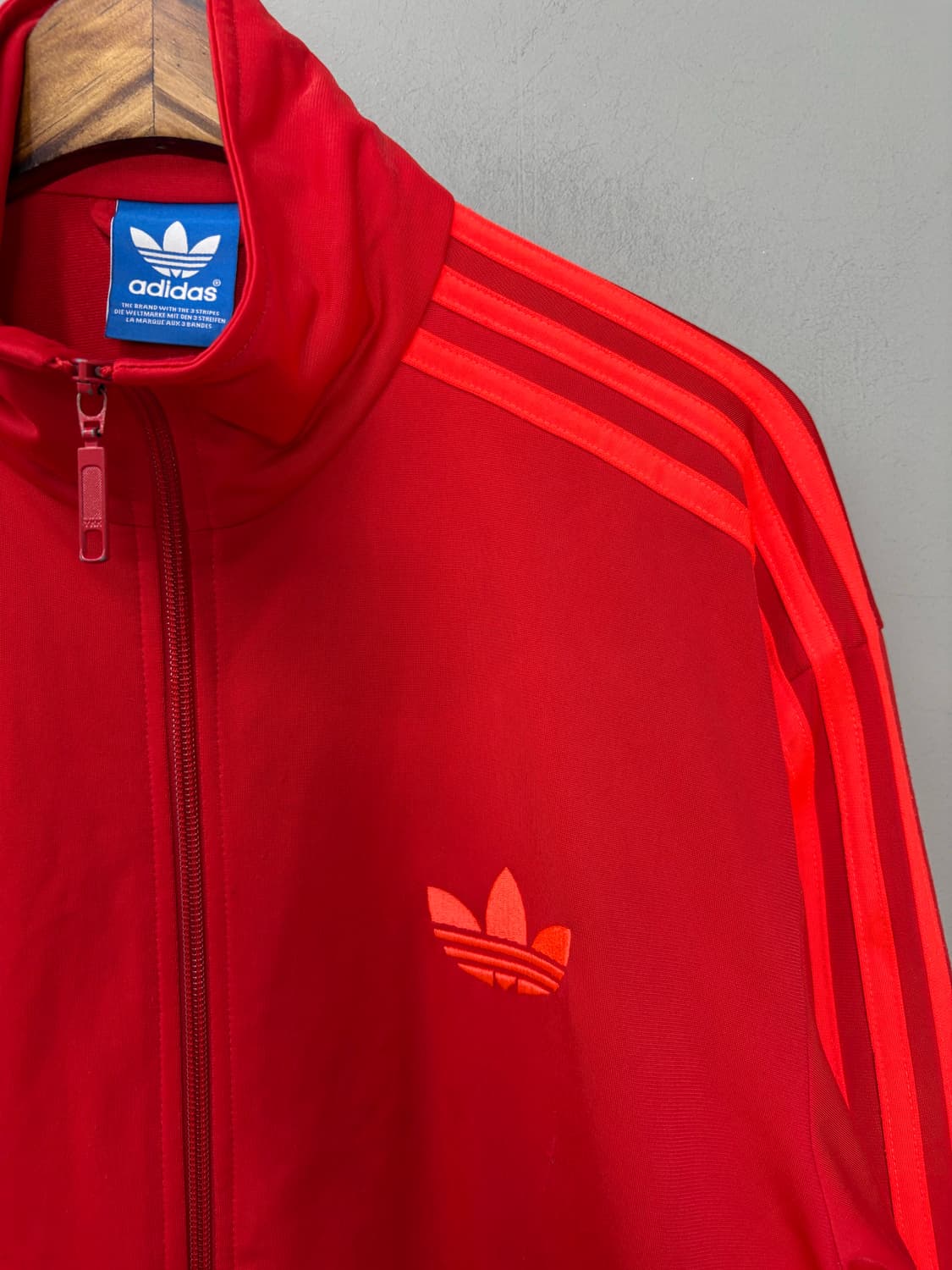 아디다스 파이어버드 레드형광 트랙탑 져지 A2761 상품이미지3