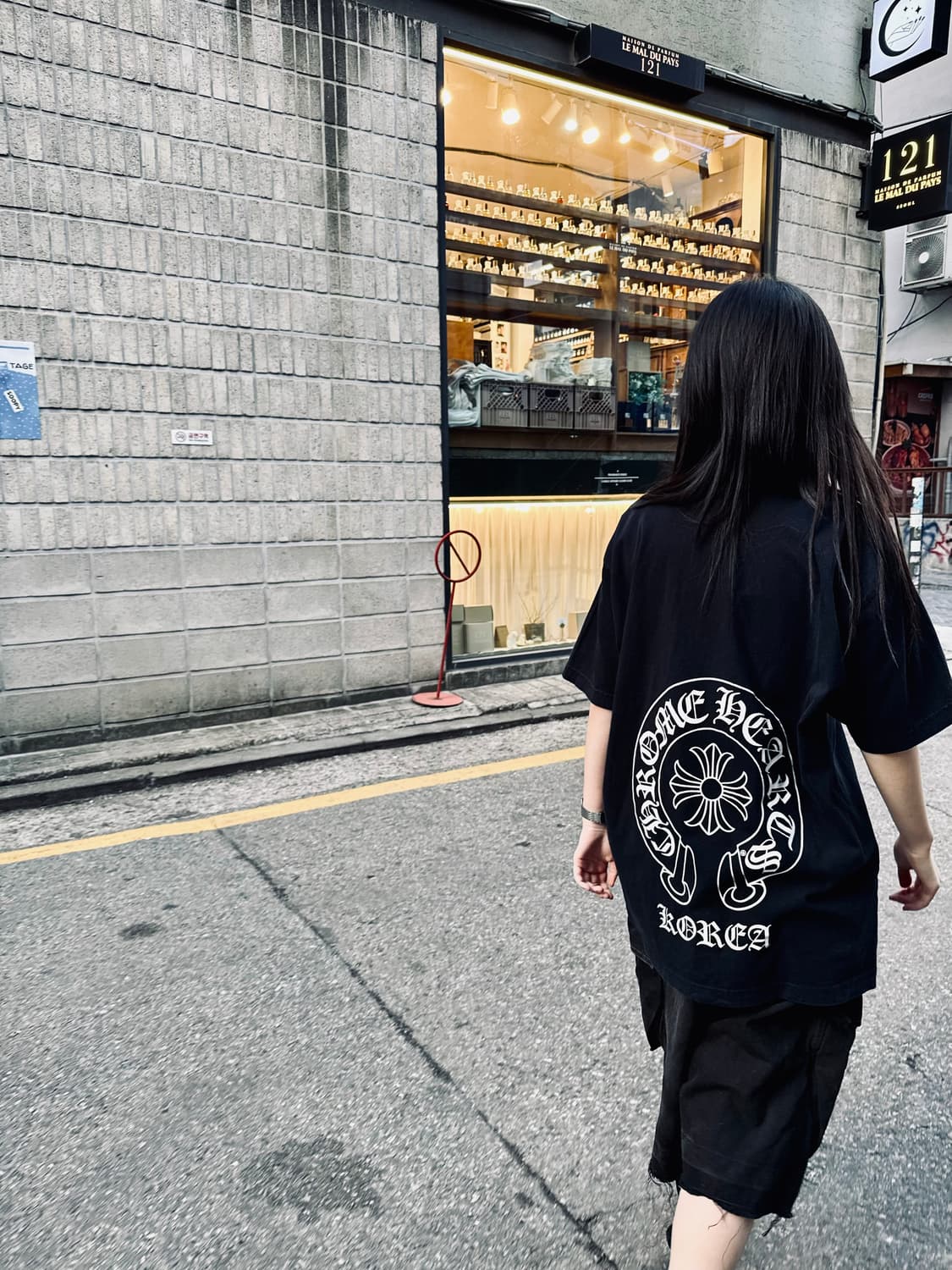 크롬하츠 홀스슈 코리아 로고 티셔츠 상품이미지1