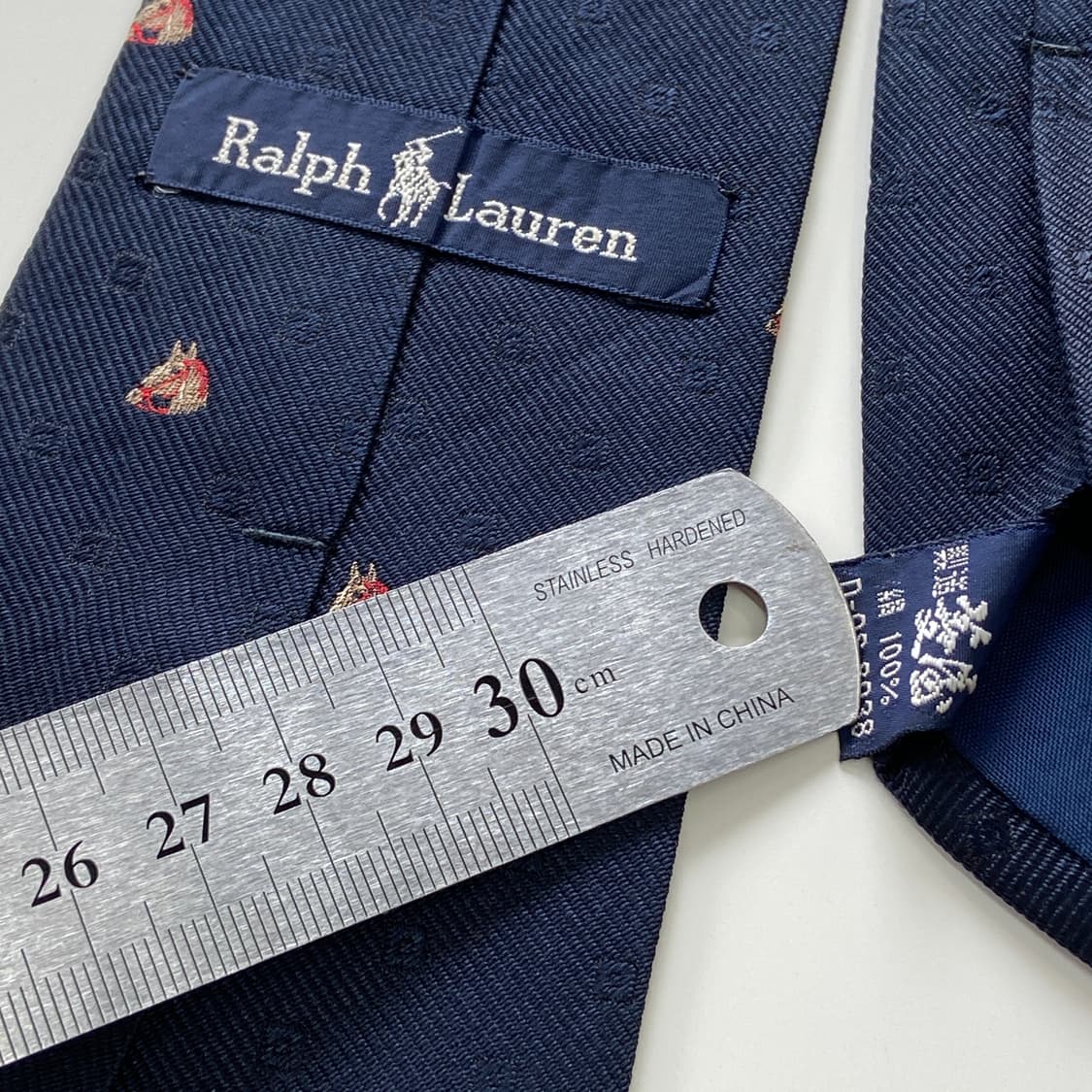 폴로 랄프로렌(POLO) 명품 정품 네이비 넥타이8.3cm 상품이미지6