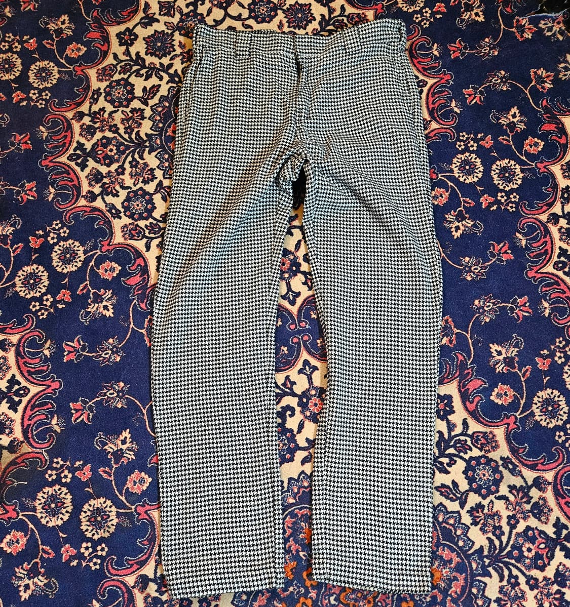 칼하트 하운스체크 모직 루즈핏 팬츠 M size 상품이미지3