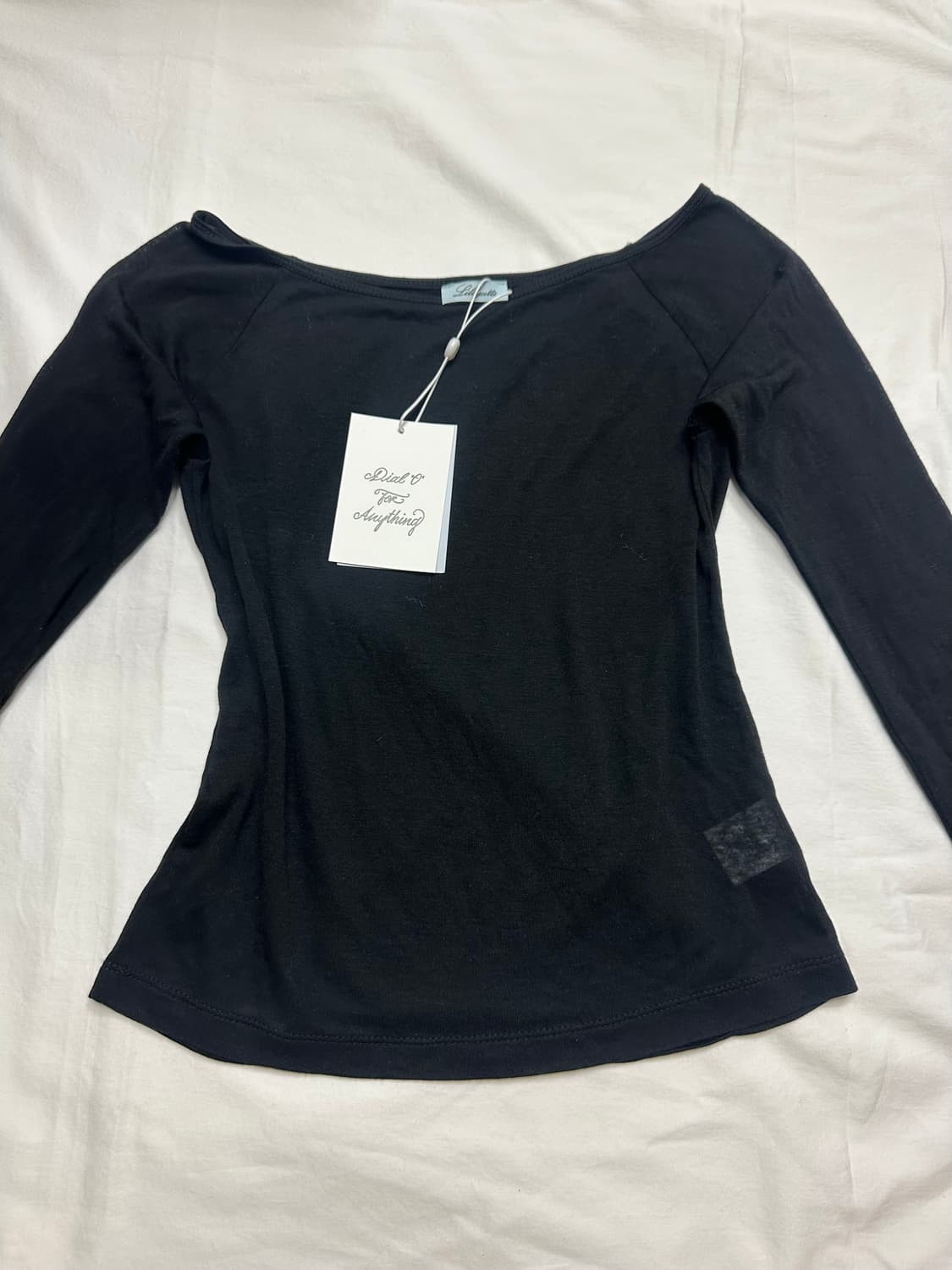 릴리코츠 블랙 롱슬리브 새상품 ! Found T-shirt 상품이미지2