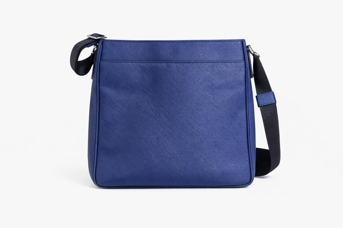 프라다 블루 사피아노 레더 크로스백 상품이미지2